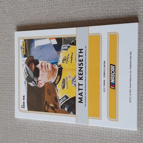Matt Kenseth Donruss Race  Day Relic Tire Card - Picture 2 of 2